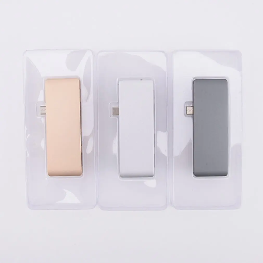 5 портов type-C концентратор USB-C адаптер type C концентратор с PD зарядка USB 3,0 порт SD/Micro кард-ридер для MacBook Pro док-станция