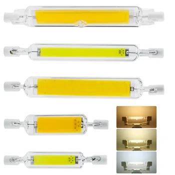

Dimmable R7S 118mm J118 78mm J78 6W 12W 20W LED Foodlight Glass Ceramic Tube Light Bulbs COB Cold / Neutral / Warm White Lamp