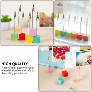

8Pcs Message Folder Various High Quality Colorful Photo Folder Photo Clips Cards Clip Cards Clip for Home Gift Office