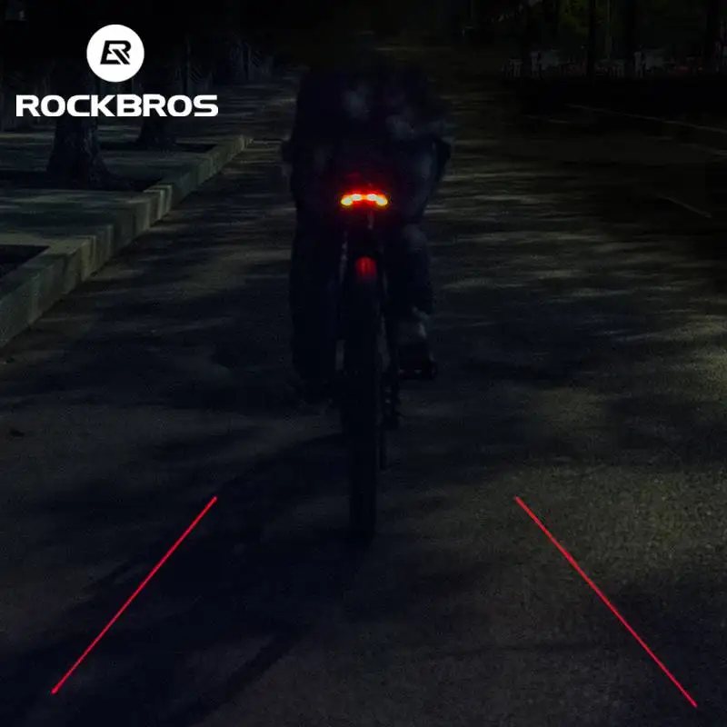 Велосипедный задний светильник ROCKBROS перезаряжаемый беспроводной