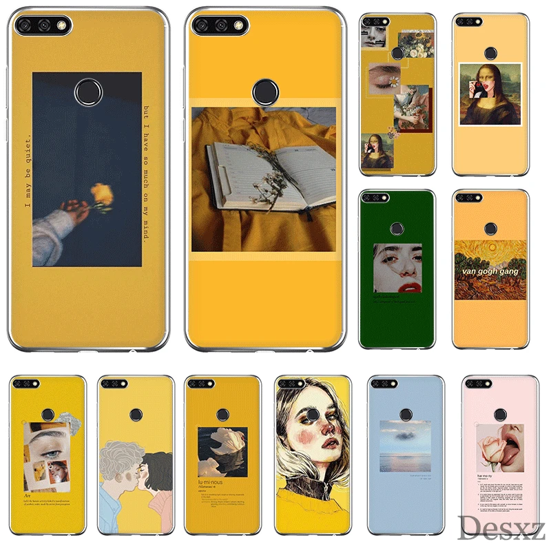 

Phone Case For Huawei Honor 6A 6C 7A 8 8X 8 9 9X 10 View 20 Lite Pro Play Hard Cover Great Art Aesthetic Painting