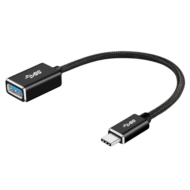 Горячий-Usb-C Otg кабель тип-c штекер Usb 3,0 Женский металлический конвертер для samsung S10 S9 Macbook Xiaomi Mi8 huawei Usb3.0 To type-C