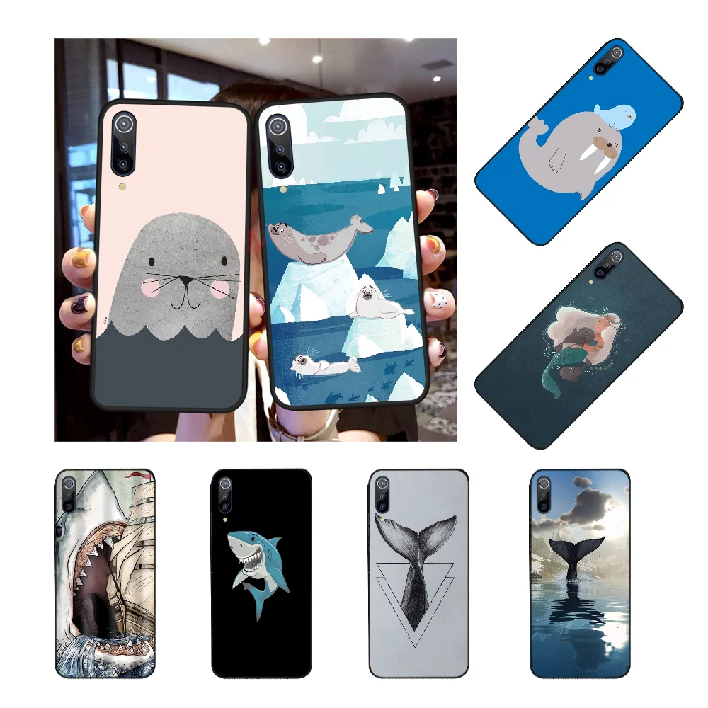 Чехол для телефона NBDRUICAI Sea Lions Seal shark Cartoon Dolphin Для Redmi Note 8 8A 7 6 6A 5 5A 4 4X 4A Go Pro Plus Prime |