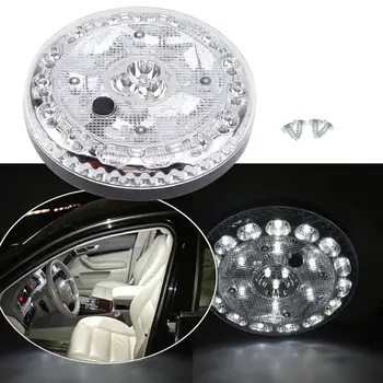 

POSSBAY White LED Roof Ceiling Interior Reading Light Map Lights Universal for Honda Kia Peugeot Toyota Daytime Running Lights