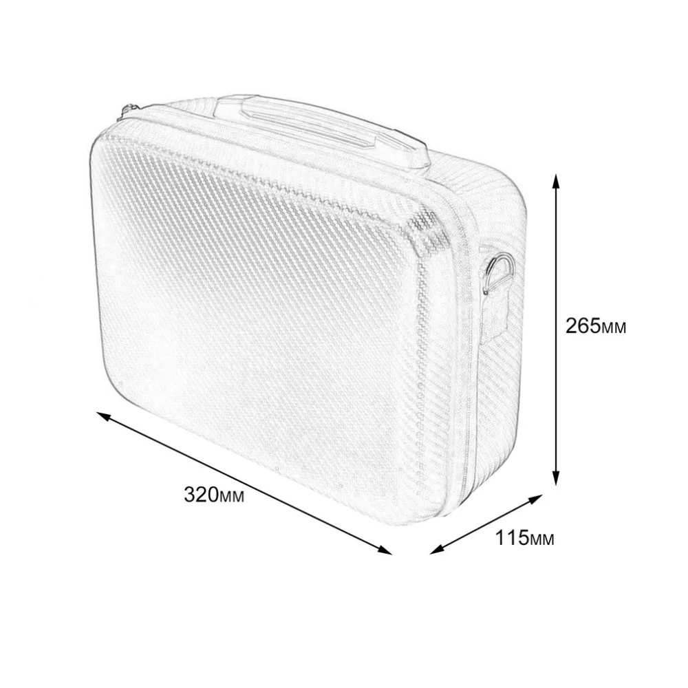 Компактный размер безопасности сумка для хранения сумка водонепроницаемый чехол для переноски коробка с ручкой Подходит для DJI MAVIC Air