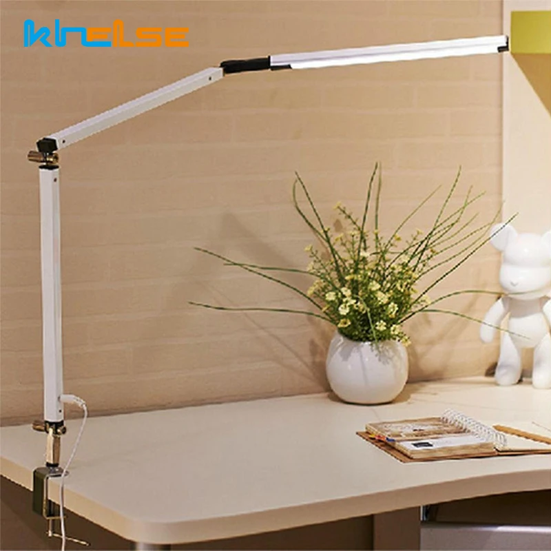 

Creativity LED Desk Lamp Architect Task Lamp Metal Swing Arm Dimmable Table Lamp With Clamp Highly Adjustable Workbench Light