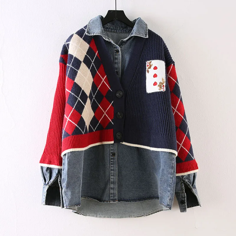 H.SA Women Sweater and Cardigans Winter Thick Warm