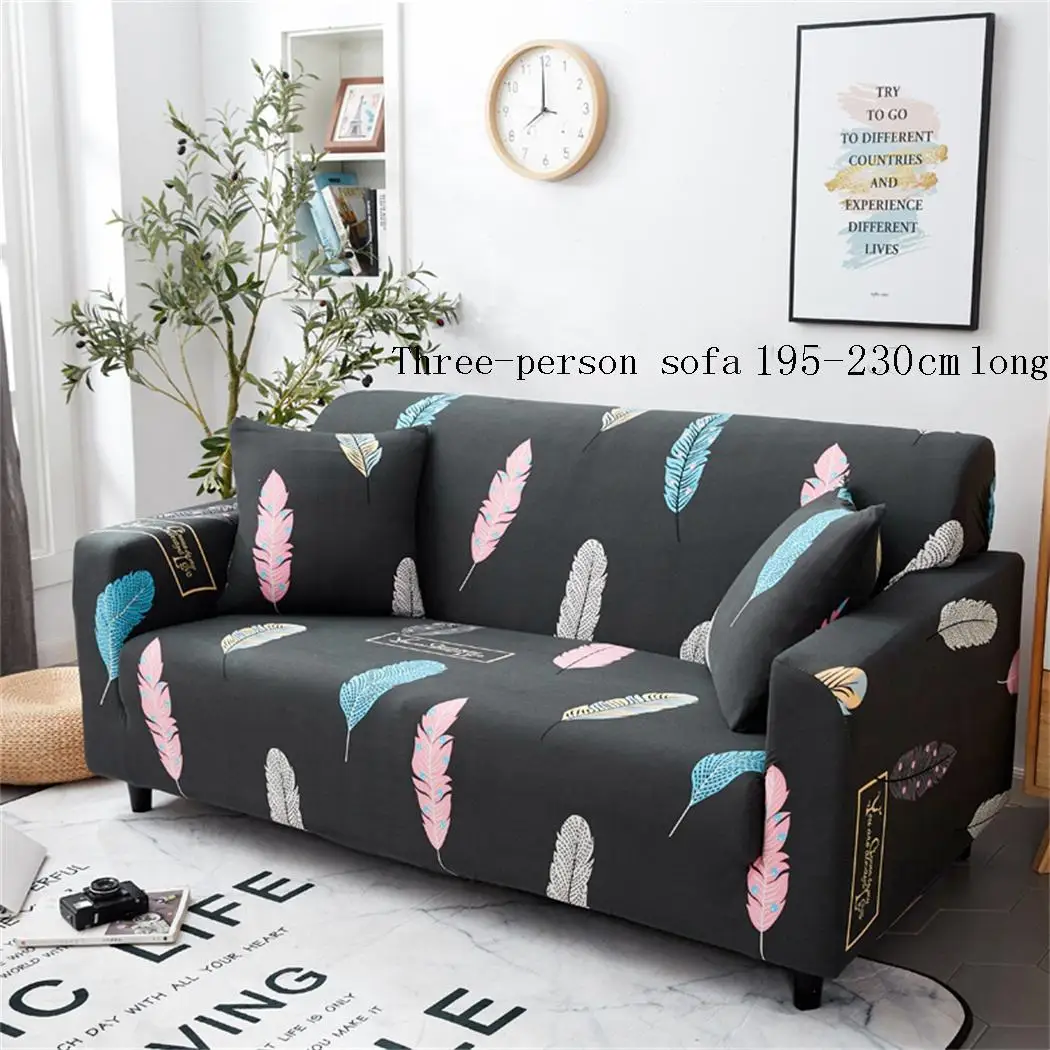 sofa cover 2 Кафе, гостиная, мягкое Современное покрывало для дивана, как на изображении, противоскользящее растягивающееся печатное протектор для дома 1-20 Dcor - Цвет: sofa cover 2