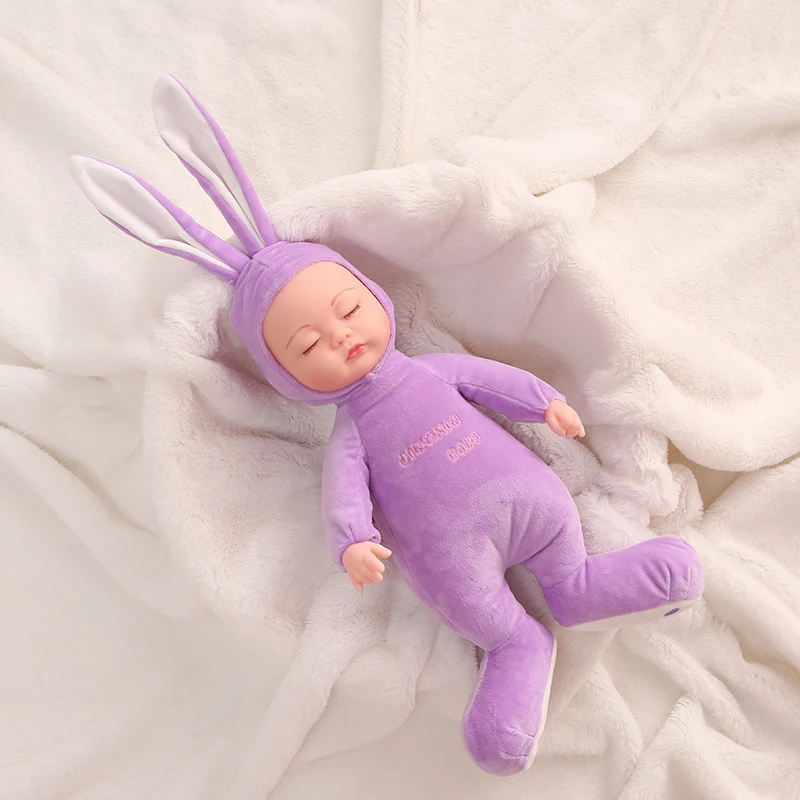 35 см плюшевые игрушки для девочек высокое качество bebe кукла животное детская Кукла Kawaii девочка куклы и мягкие ПВХ дети reborn Детские игрушки