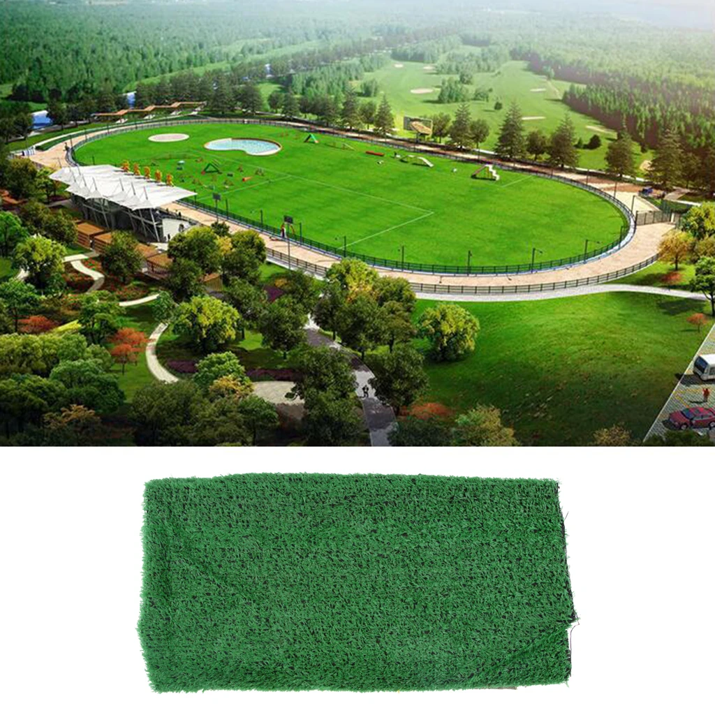 Artificial Grass Rug Realistic Home Lawn Landscape Synthetic Turf Mat Faux Grass