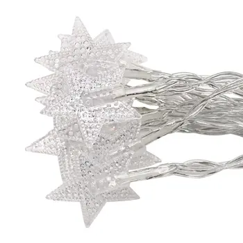 

Creative Five-Pointed Star Light Strings Garlands LED Lamp Holiday Party Garden Decoration Festival Christmas Fairy Lights