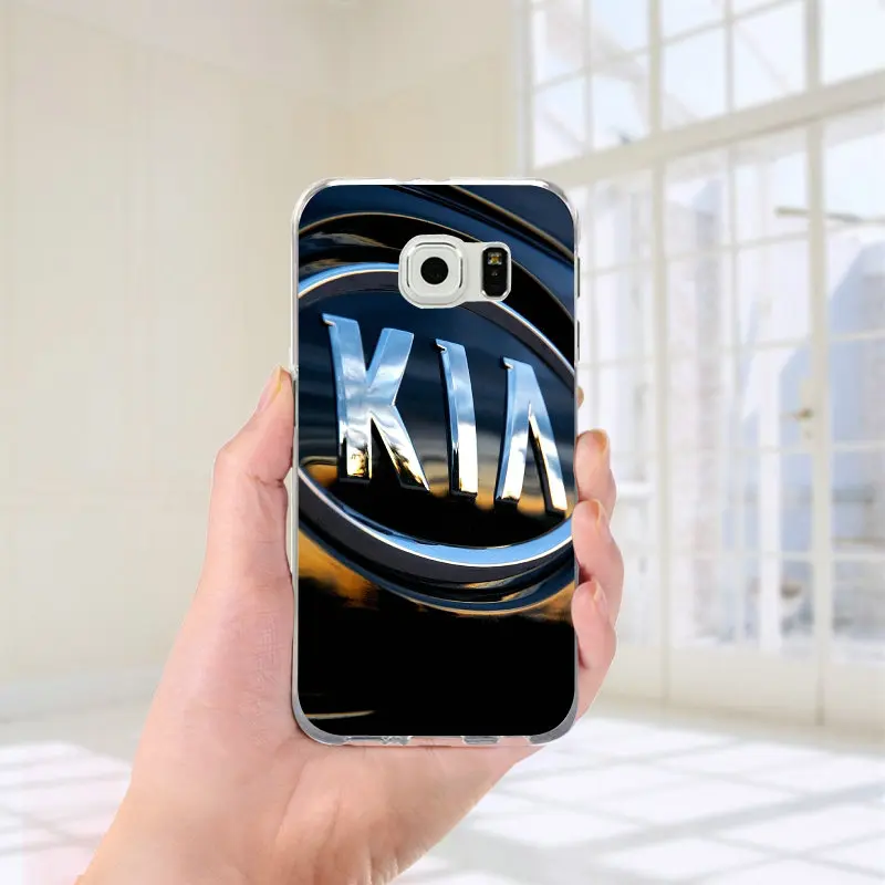 Мягкие чехлы для телефонов samsung Galaxy S2 S3 S4 S5 Mini S6 S7 S8 S9 S10 Edge Plus Lite Note 8 9 Coque Shell Love логотип Kia корейский - Цвет: Picture 2