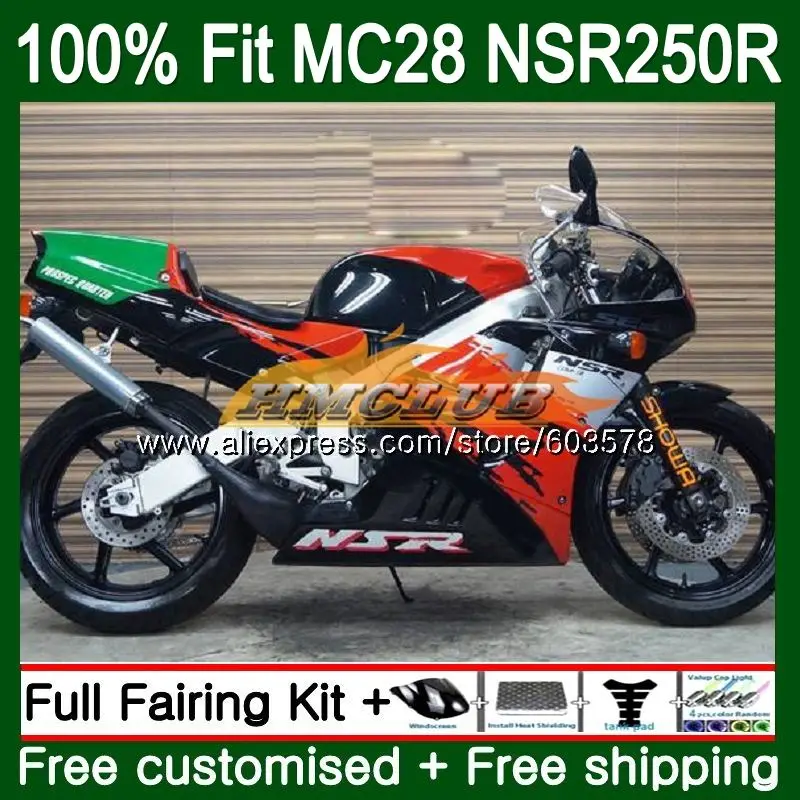 Литья под давлением для HONDA NSR250R 1994 1995 1996 1997 1998 1999 102CL. 73 красные, черные MC28 NSR250 R RR СМП 250R 94 95 97 98 99 обтекатель