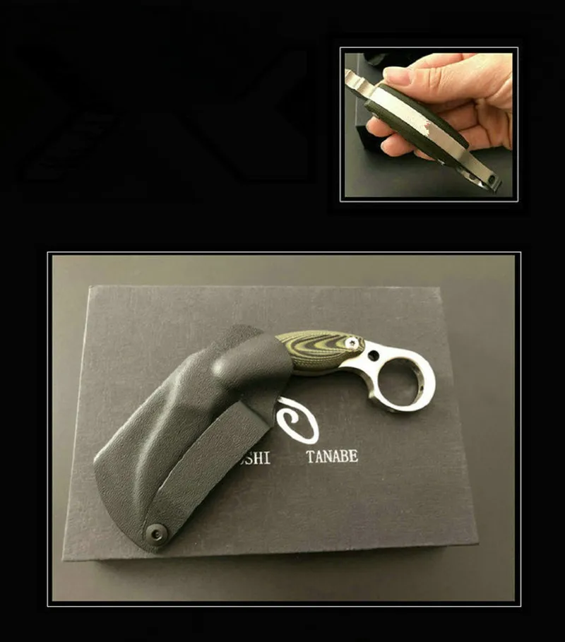 HS инструменты D2 Сталь karambit коготь скорпиона нож Открытый Кемпинг джунгли выживания фиксированным лезвием охотничьи ножи инструмент самозащиты