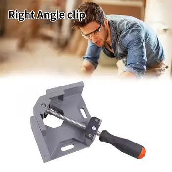 

Fast Shipping New Aluminum Single Handle 90 Degree Right Angle Clamp Angle Clamp Woodworking Frame Clip Right Angle Folder Tool