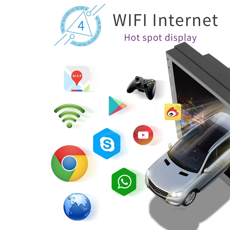 7 дюймов 2Din Android 8,1 стерео MP5 плеер FM радио gps WiFi BT головное устройство с камерой