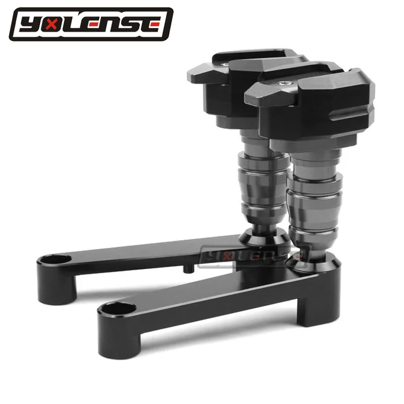 Для HONDA CBR1000RR CBR 1000 RR CBR 1000RR 2008-2011 мотоциклетные защита от падения Рамка слайдер обтекатель защита от Краш протектор - Цвет: Gray-A