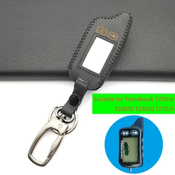 

TZ9010 Tomahawk LCD Remote Control Key Case TZ-9010 Keychain Fob Cover for Vehicle-Way Safety Car Alarm System TZ 9010
