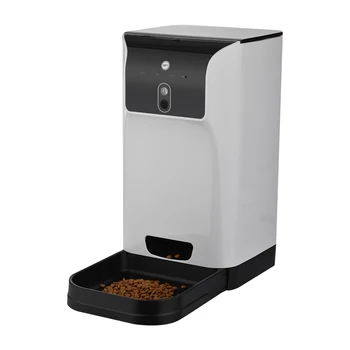 

APP Automatic Pet Feeder Cat/Dog Food Dispenser 6L Pet Feeder with Camera Voice Recorder Wifi Connection Pet Feeder for Cat Dog
