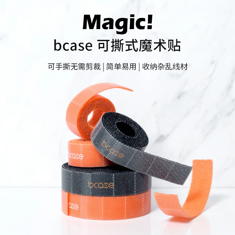 

Bcase Tearable Velcro Earphones Data Cable Storage Charging Cable Ties Computer Beam Set Wire Wound Cord Manager
