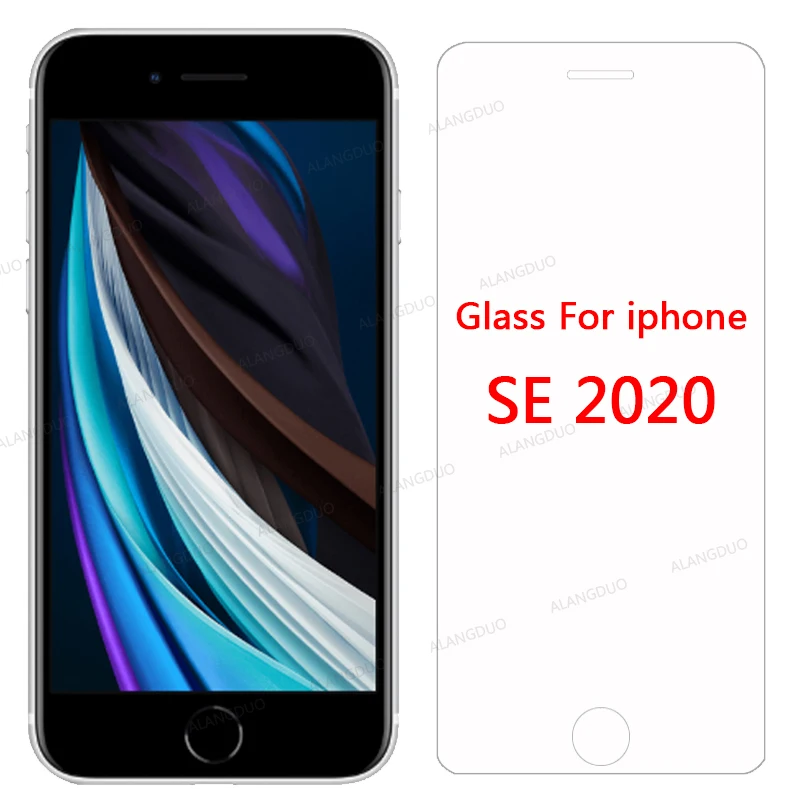 Защитное стекло для iPhone SE 8 7 6 Plus 11 pro max XR закаленное Xs X 6s 5s plus 2020|Защитные стёкла и