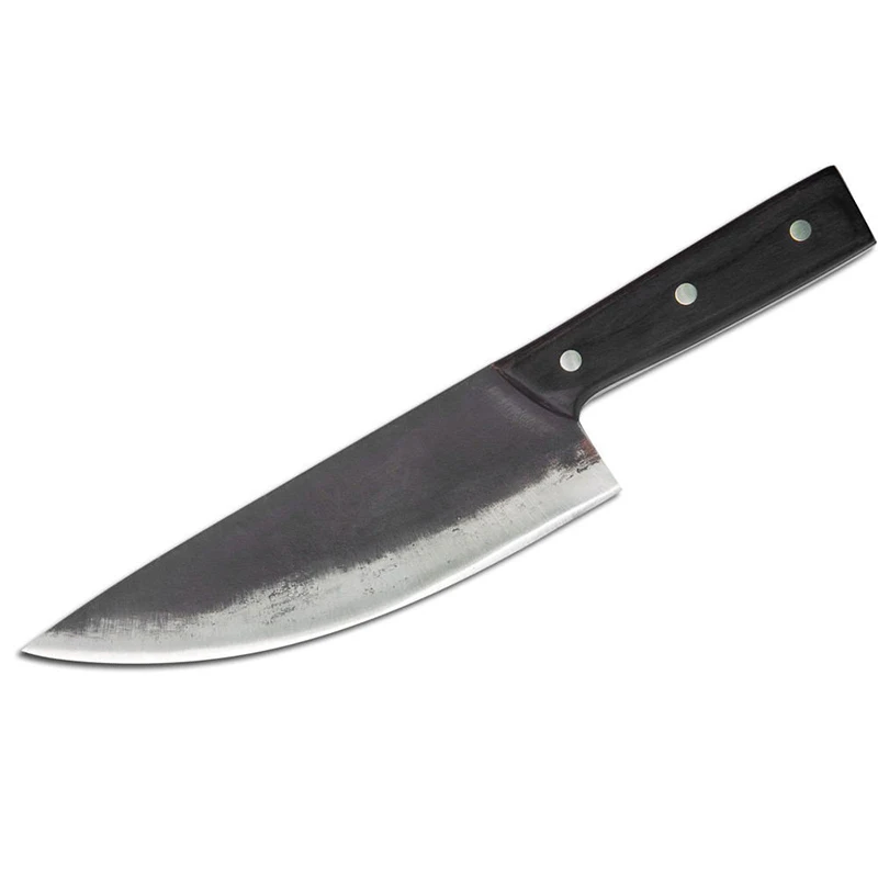 8 inch kitchen knife Ручной Кованый кухонный нож шеф-повара XYJ " Ультра острый нож для мясника с деревянной ручкой из высокоуглеродистой стали кухонный нож для измельчения - Цвет: 8 inch kitchen knife