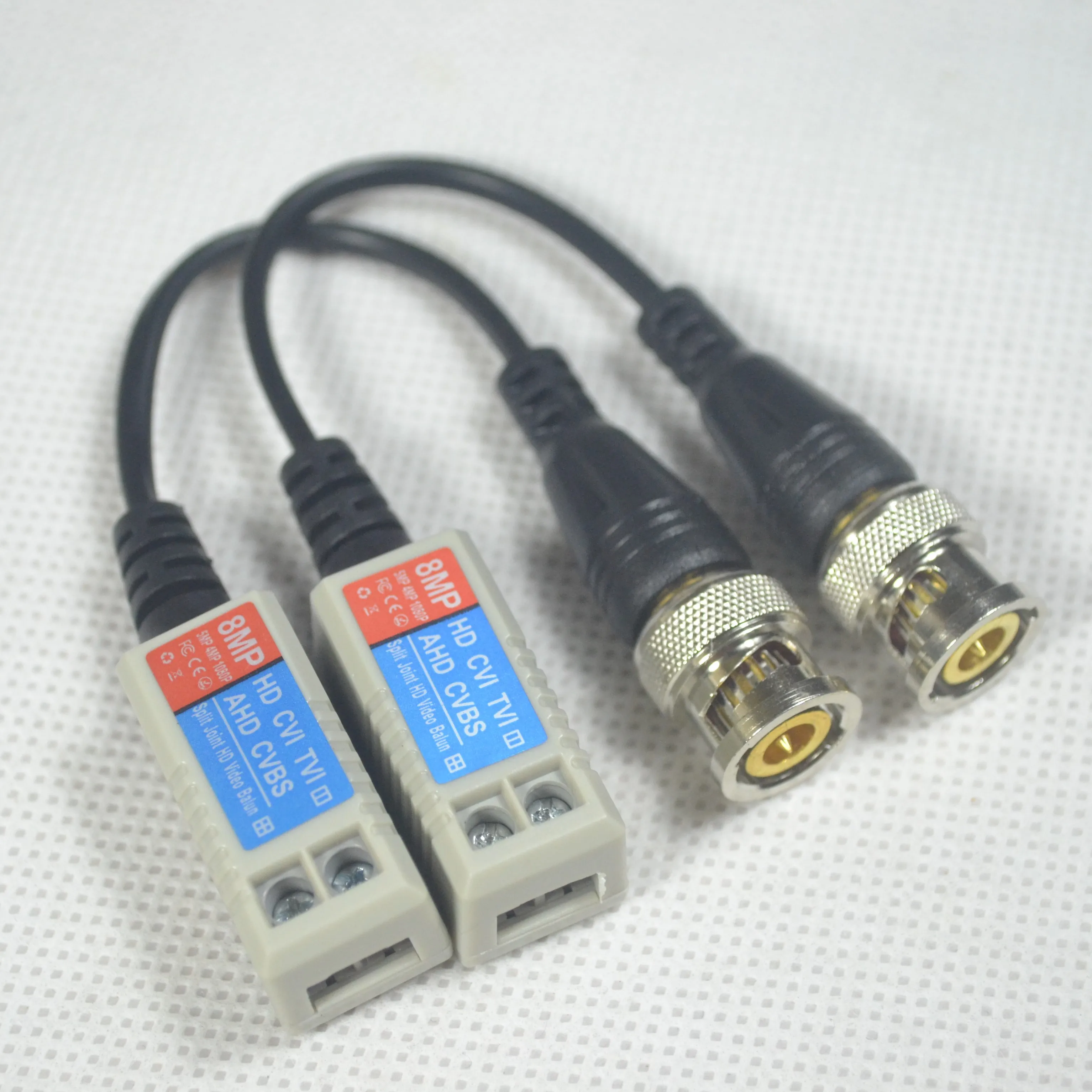 

10Pairs 8MP Passive Video Balun Transceivers for 5MP 4MP 3MP 1080P 960P 720P Twisted BNC UTP Cat5/6 HD CVI/AHD/TVI CCTV CAMERA