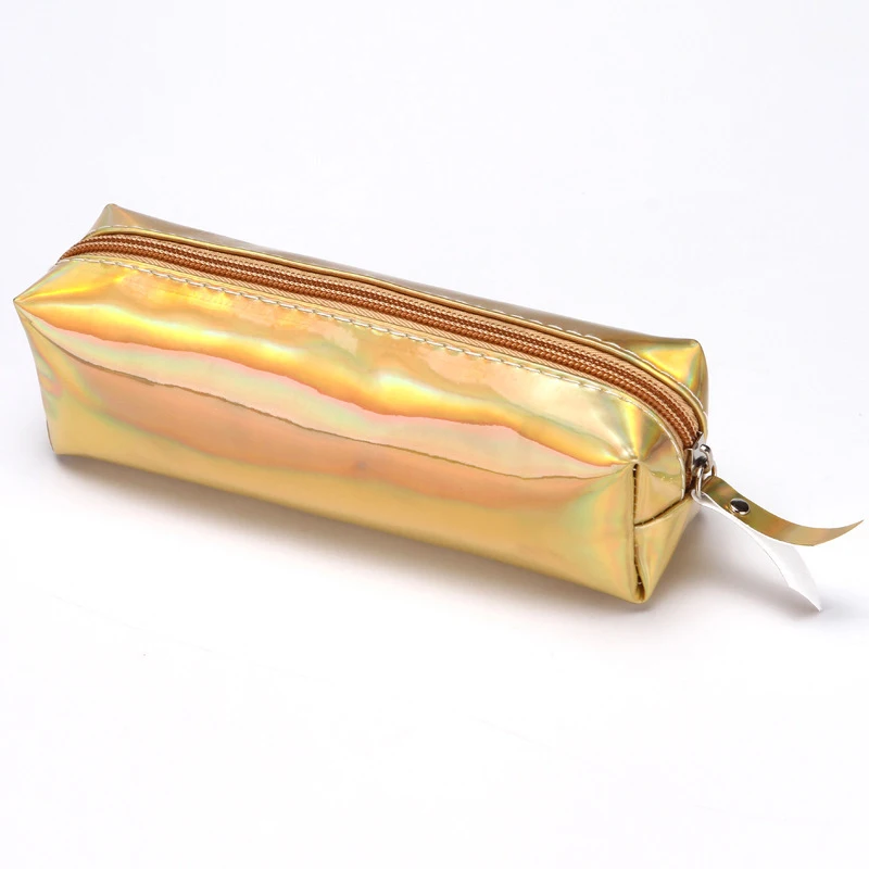 Cool Pencil Case Super Pu Laser Pencils Bags Large Capacity Cool