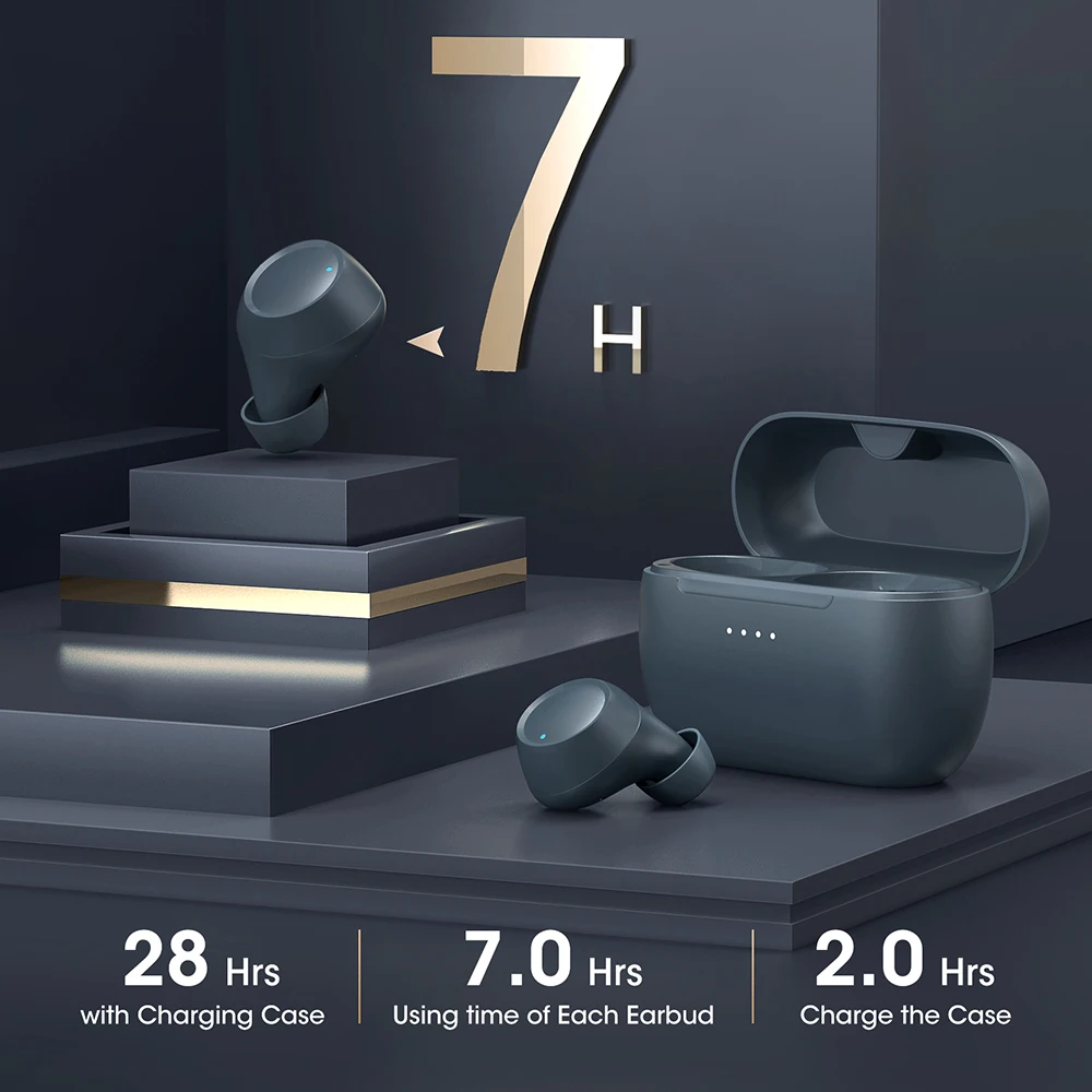 Mpow M13 Wireless Earbuds in-Ear Bluetooth Earphones Punchy Bass IPX8 Waterproof 28H Playtime TWS Sports Earphone Gym in ear earphone wireless earbuds bluetooth headphones bluetooth headset