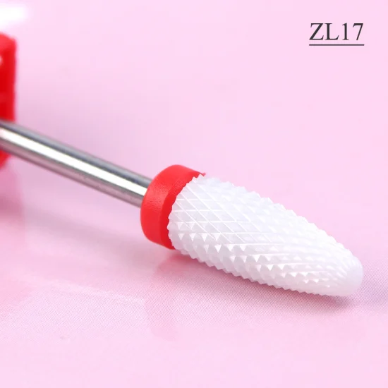 STZ 1 шт. алмаз керамика дрель для ногтей Бур резчик для маникюра карбидные сверла электрическая машина жидкость для снятия геля пилки для ногтей ZL01-25 - Цвет: ZL17