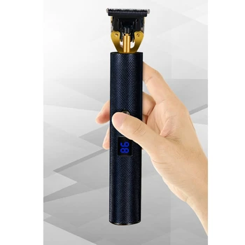 

Professional Hair Clippers Men T-Blade Beard Trimmer Barber Grooming Cordless