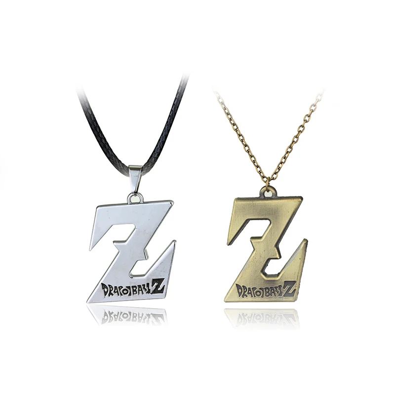 Anime Ball Z Necklace DragonBall DBZ Son Goku Gohan Piccolo Symbol Logo Pendant Vintage Fashion New Hot Anime Jewelry Wholesale