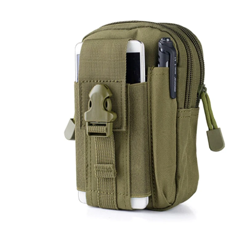 Мужская тактическая Сумка Molle, поясная сумка на талию, маленький карман, военная сумка для бега, сумки для кемпинга, бумажник для мобильного телефона, инструмент для путешествий - Цвет: GREEN