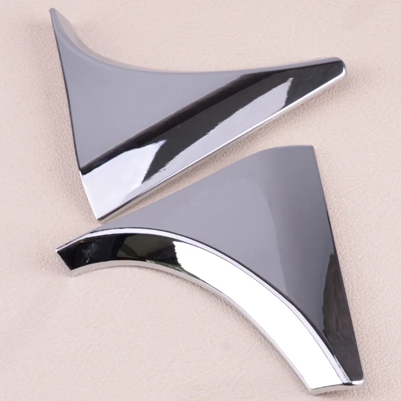 Car Spoiler Cover Car ABS Chrome 2Pcs Rear Window Tailgate Spoiler Trims Cover Fit for Nissan Qashqai J11 2014 2015