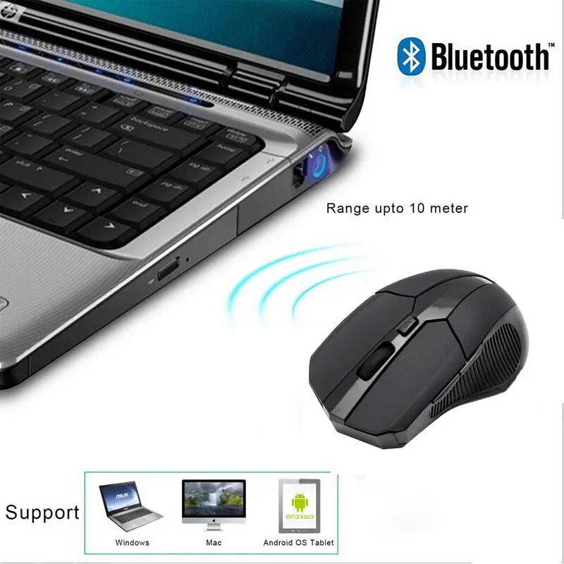 Новинка 2019 модная Беспроводная Bluetooth-мышь 2000 DPI оптические мыши для Macbook ПК