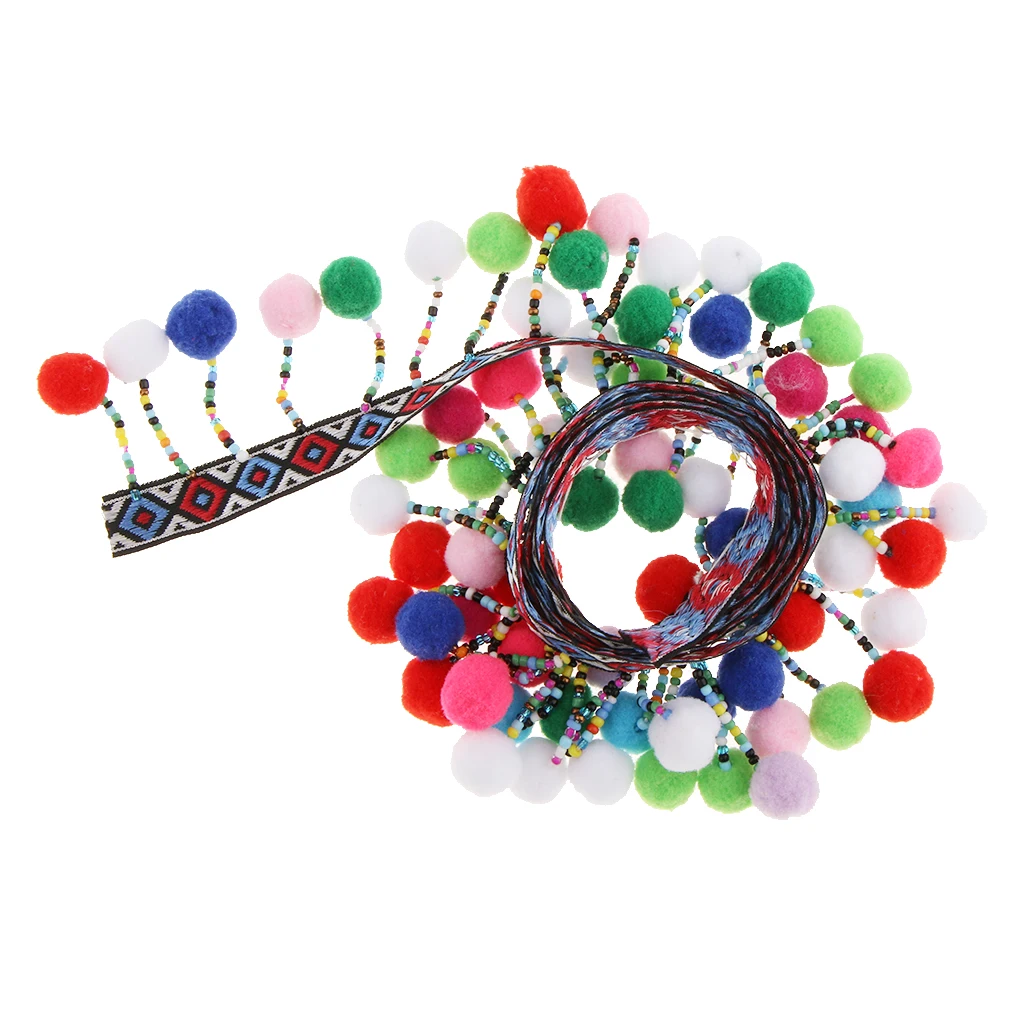 1 Yard Pompom Ball For Necklace Earring Bracelet Scrapbooking Artisan DIY