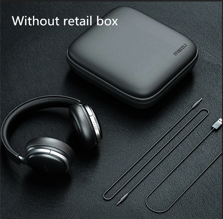 Meizu HD60 Bluetooth 5,0 Наушники Hi-Res аудио наушники с шумоподавлением Беспроводные сенсорные наушники Apt-X - Цвет: without retail box