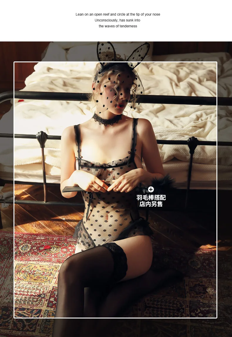 Black Sexy Bodysuit Women See-Through Mesh Transparent Body Femme Lace Temptation Summer Party Night Clubwear Summer Onesie