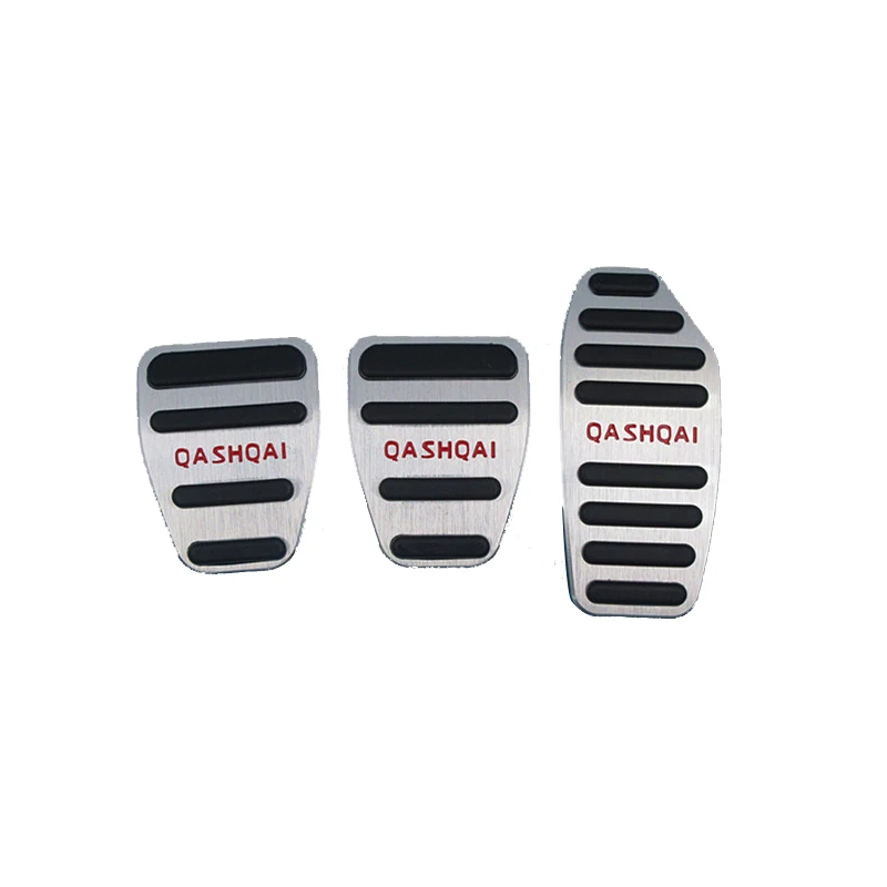 Aluminum Car Foot Pedal Fuel Accelerator Brake Cover Pad For Nissan Qashqai j11 2014-Accessories car accessories,car pedals,pedal cover,stainless steel pedal cover