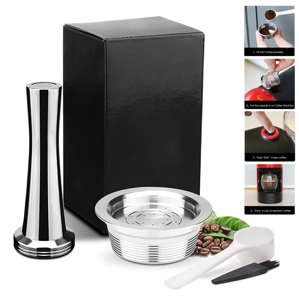 

Coffee Capsule Stainless SteelEspresso Coffee filters Kitchen Accessories Cafeteira Reusable Coffee Capsule Cup kitchen Office