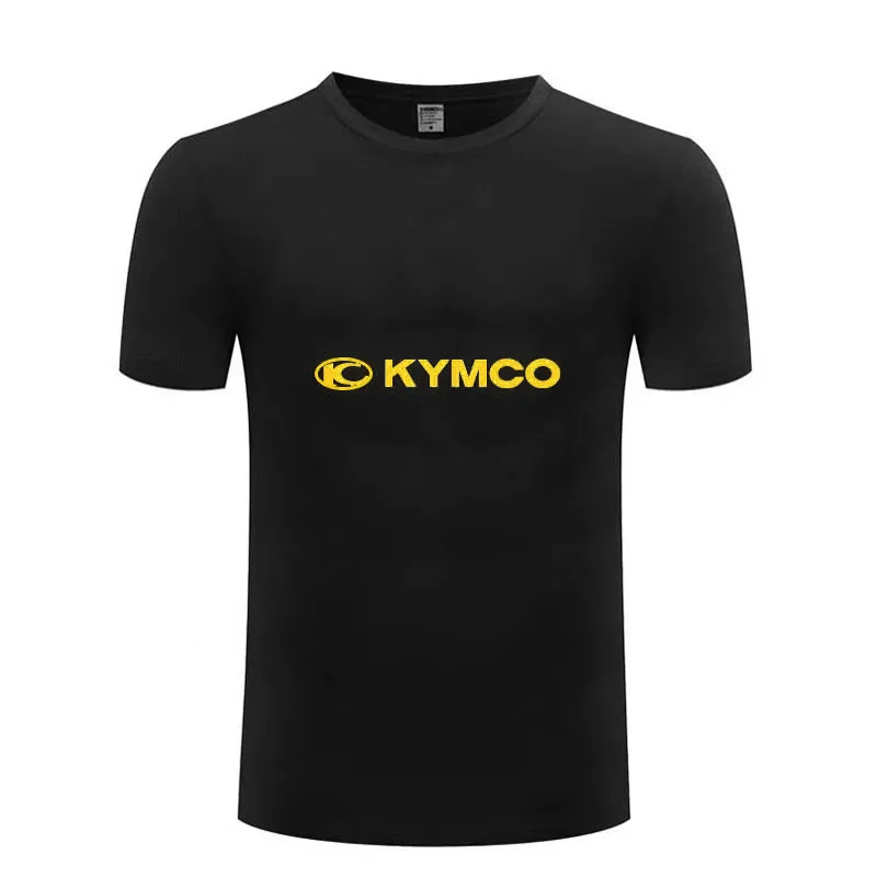 For KYMCO XCITING 250 300 500 400 CENTRO 125/200/300/350 Men T-shirt 100% Cotton Summer Short Sleeve Round Neck Tees Male adult Helmet Motorcycle