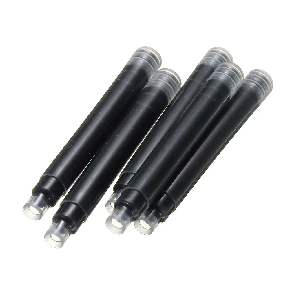 JINHAO одноразовые перьевые ручки стандартные чернильные Заправки черные синие офисные пишущие ручки запасные части