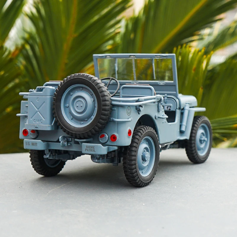 Welly 1:18 US Army 1/4 Ton Willys Jeep Top Up #WE18036H 