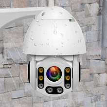IP камера WiFi 1080P Беспроводная Автоматическая отслеживающая PTZ скоростная купольная камера наружного наблюдения ссtv охранная Водонепроницаемая камера наблюдения