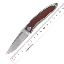 Mnandi M390 джентльменский складной нож из змеиной древесины+ ручка из титанового сплава TC4, Мини Портативный нож, инструмент, кухонный нож для фруктов, для кемпинга