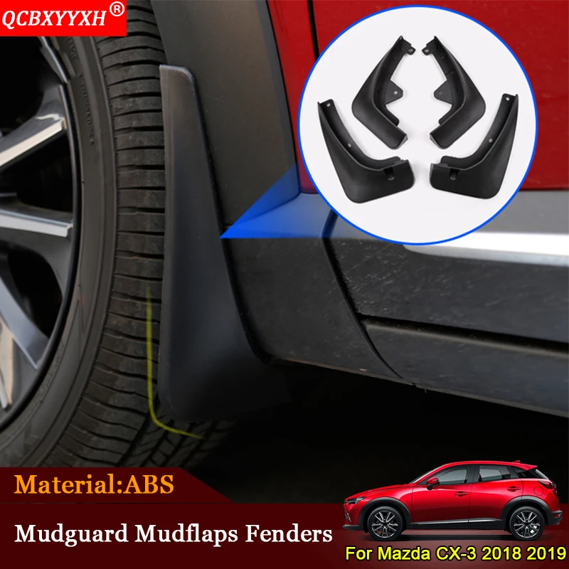 HIGH Flying 4pcs Front/&Rear Mud Splash Flaps Guards Mudguard for Mazda 3 M3 Axela Sedan 2014 2015 2016 2017