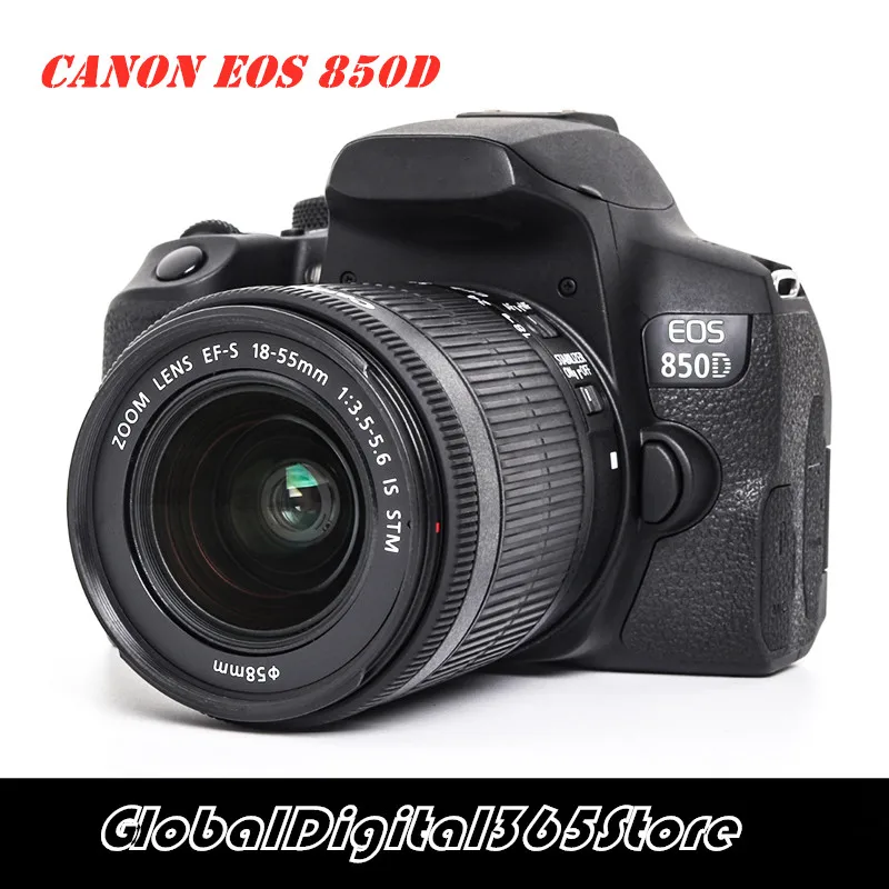 Для Canon EOS 850D(REBEL T8i)DSLR BODY EF-S 18-55 мм IS STM / 18-135 USM Lens Kit BLACK | Электроника
