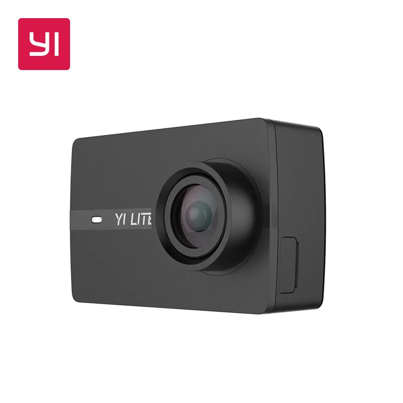 YI Lite Action Camera 16MP Real 4K Sports Camera with Built-in WIFI 2 Inch LCD Screen 150 Degree Wide Angle Lens Black