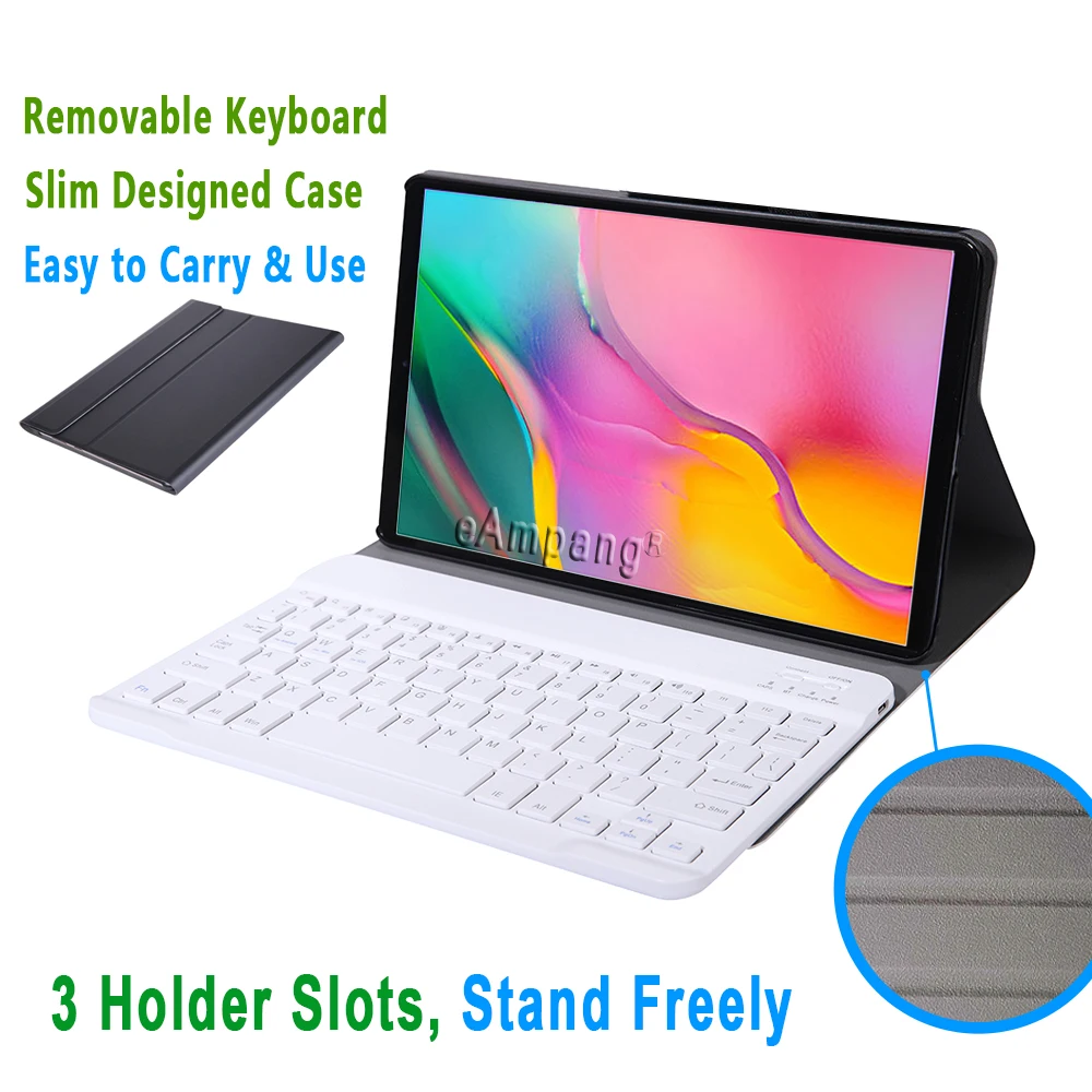 For Samsung Galaxy Tab A 8.0 2019 Keyboard Case T290 T295 SM-T290 SM-T295 Slim Leather Bluetooth Ke