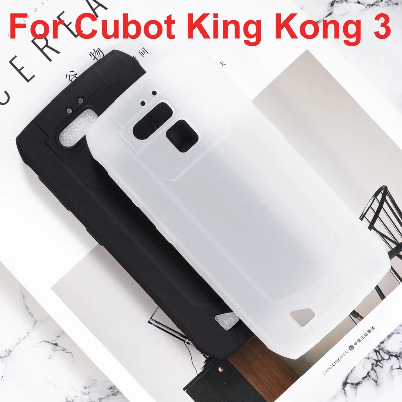 Cubot King Kong 3 чехол силиконовый Мягкий ТПУ Матовый Черный Защитный для телефона Capa